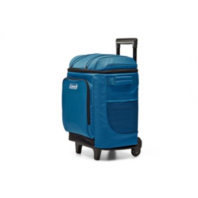 Coleman Chiller 42-Can Soft-Sided Portable Cooler with Wheels - Deep Ocean