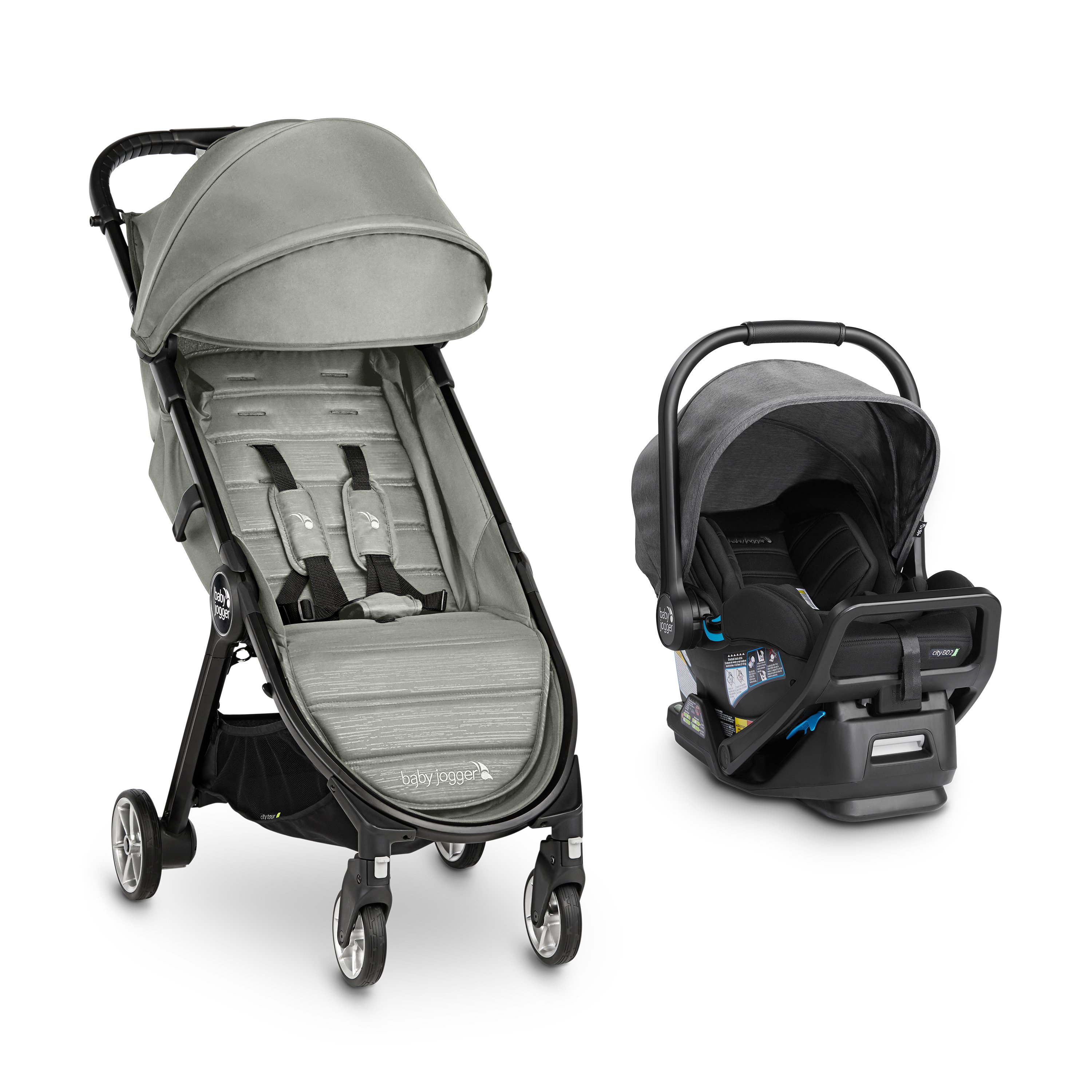 City Tour 2 Stroller + City Go 2 Infant Car Seat Bundle