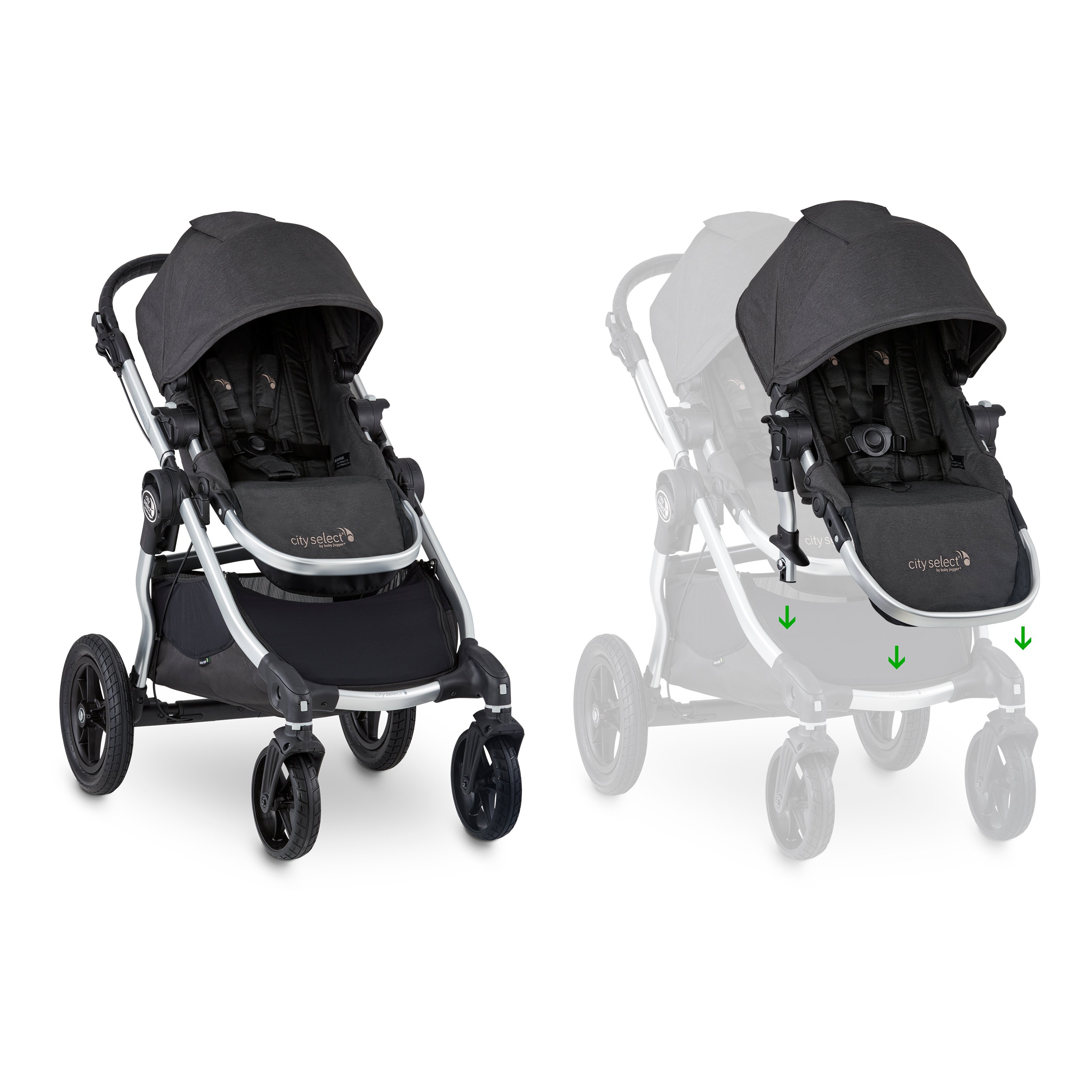 Baby Jogger City Select seat/carrycot/hood back mesh/net part 
