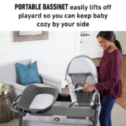 portable bassinet playard and diaper changer image number 2