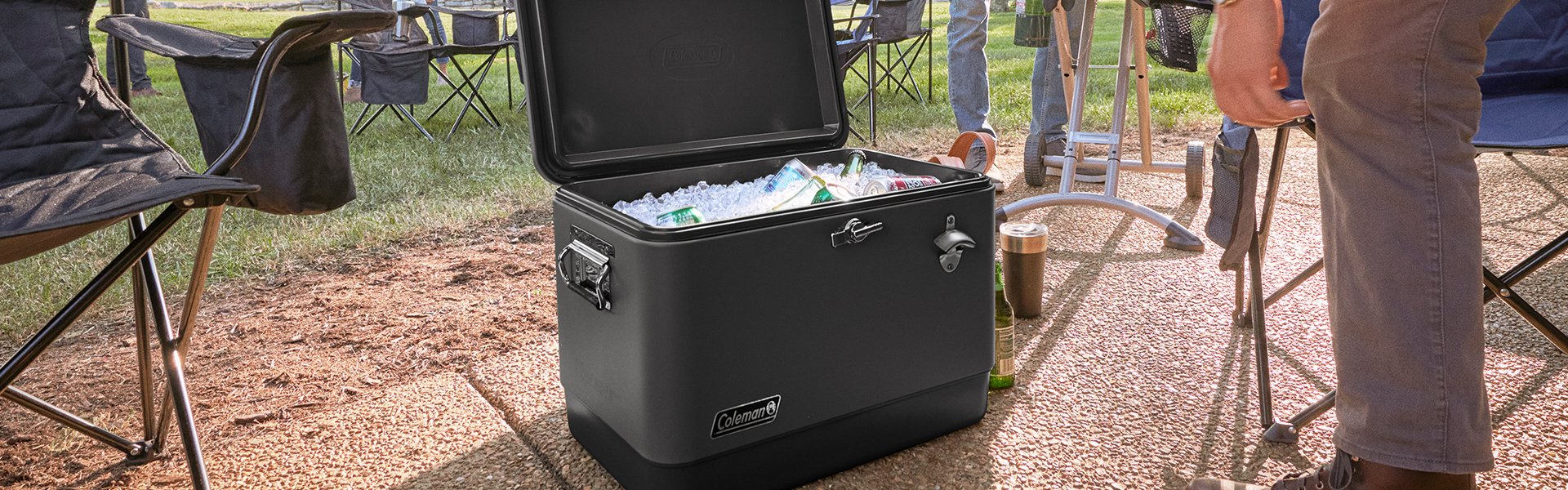 Coleman stainless hot sale steel cooler