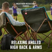 weather-rsistant fabric, relaxing angled high back and arms image number 5