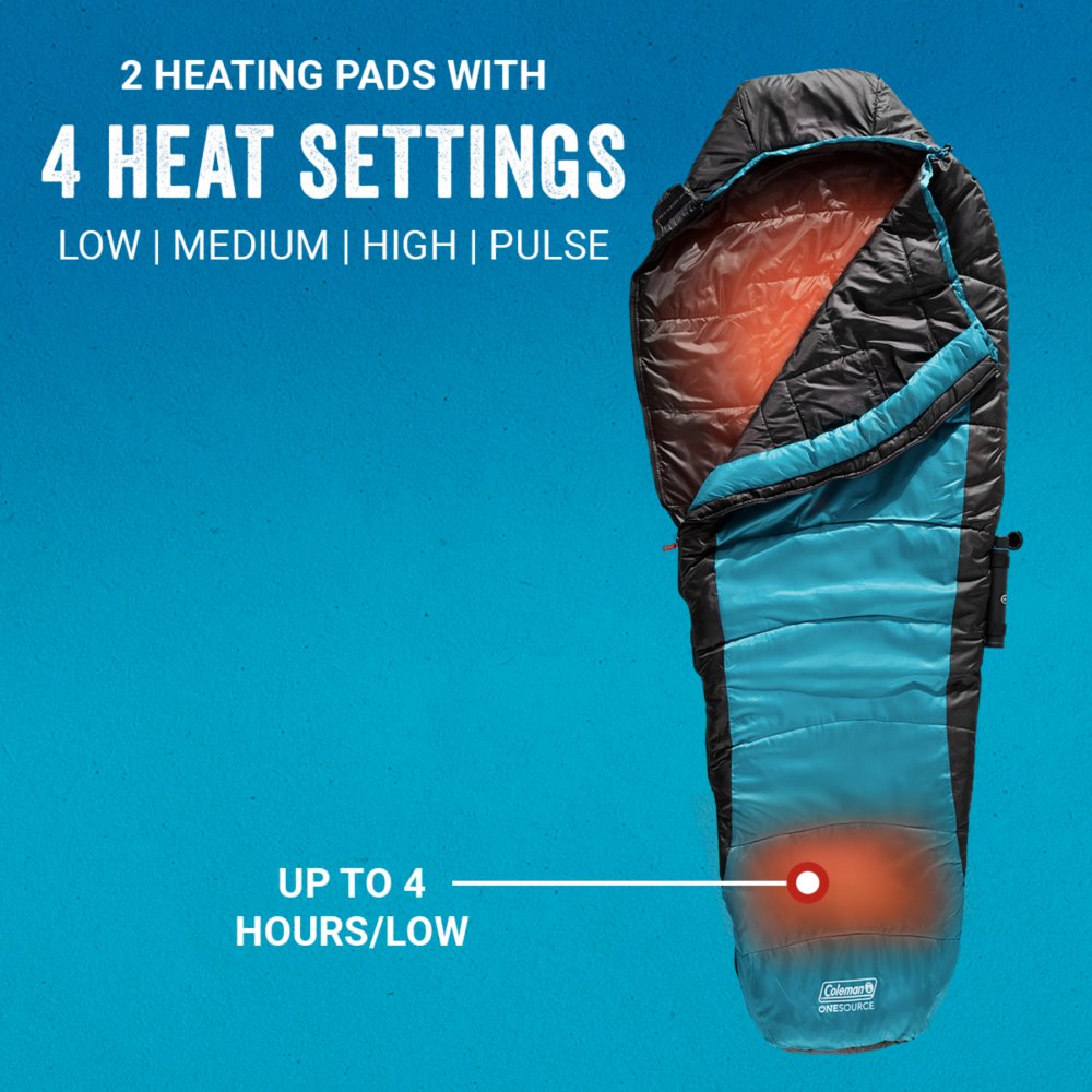 Heated on sale sleeping bag