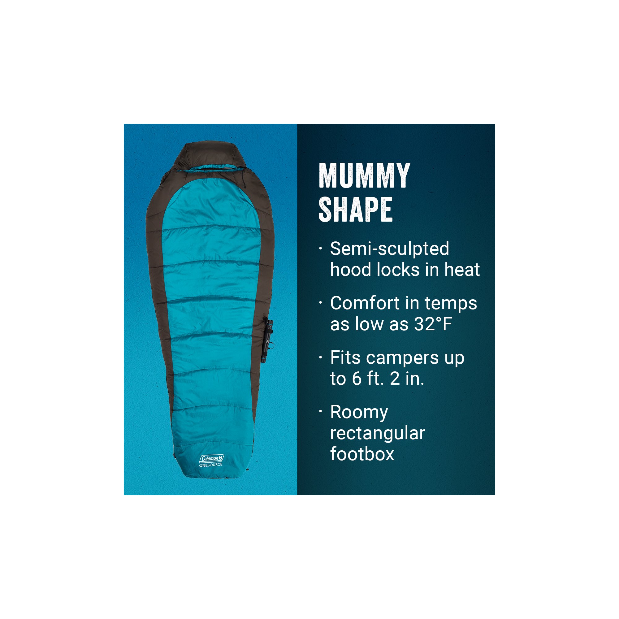 OneSource™ Heated Sleeping Bag u0026 Rechargeable Battery | Coleman