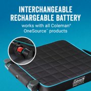heated seating pad with interchangeable rechargeable battery that works with all coleman onesource products image number 1