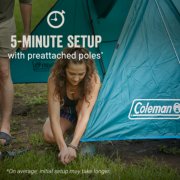5-minute tent setup with pre attached poles image number 2