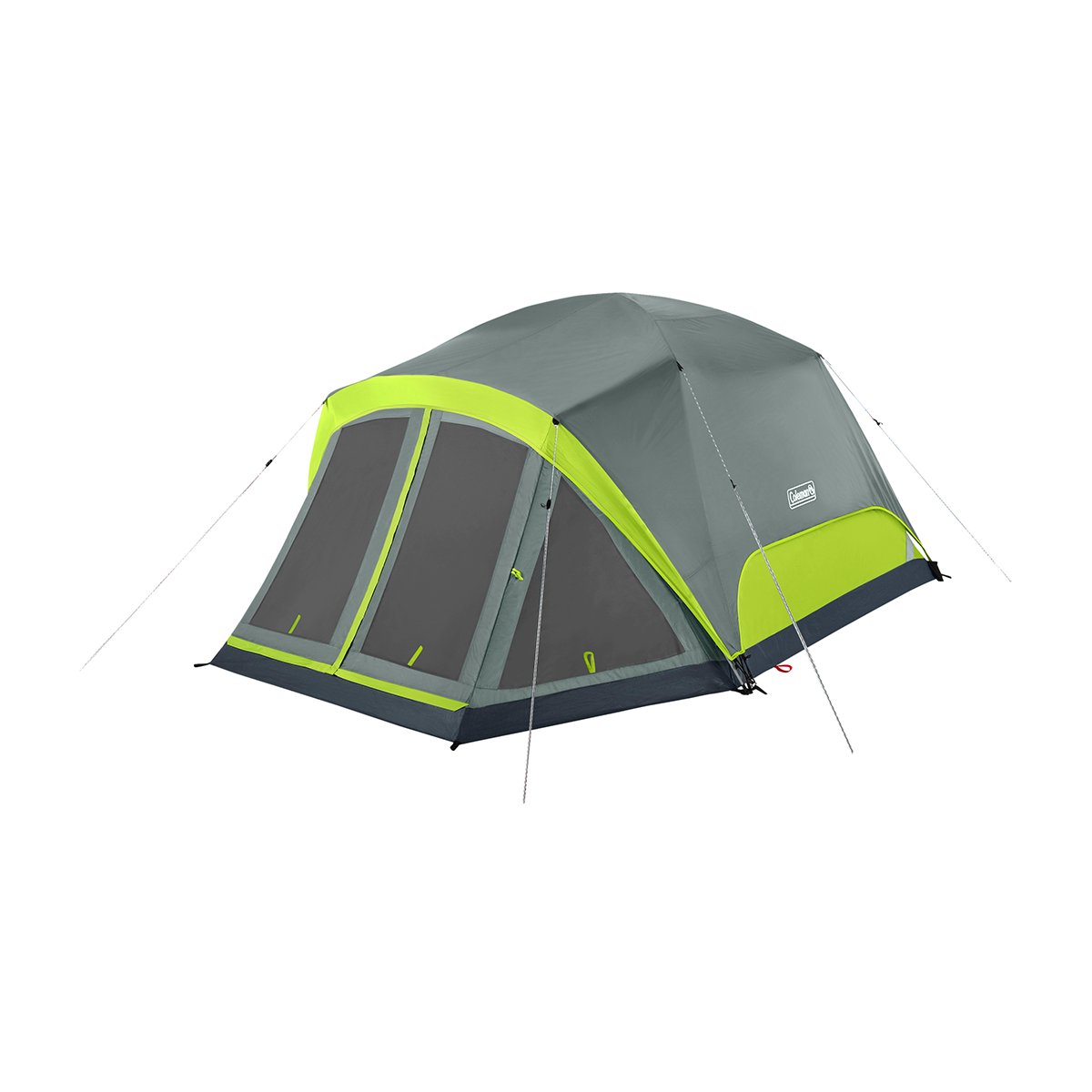 Instant tent clearance with screen room