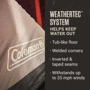 weather tec system helps keep water out tub-like floor welded corners inverted & taped seams withstands up to 35 M P H winds image number 4