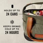 soft cooler holds up to 24 cans and keeps drinks cold up to 24 hours image number 2