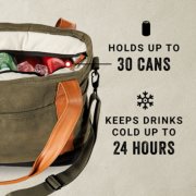 soft cooler holds up to 30 cans and keeps drinks cold up to 24 hours image number 3