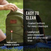 cooler backpack with easy to clean features image number 5