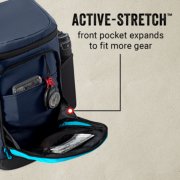 soft cooler with active stretch front pocket expands to fit more gear image number 1