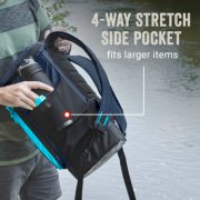 soft cooler with 4 way stretch side pocket fits larger items image number 6