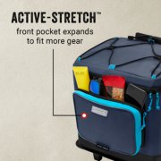 soft cooler with active stretch front pocket expands to fit more gear image number 2