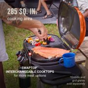 excursion road trip grill has 285 square inch cooking area image number 5