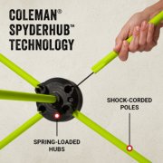 spyderhub technology with shock corded poles and spring loaded hubs image number 4