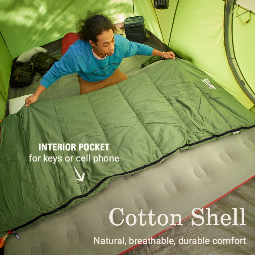 Coleman king size shop cold weather sleeping bag