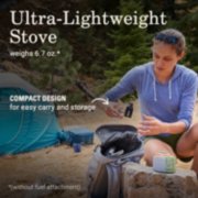 ultra lightweight stove with compact design and no fuel attachment image number 2