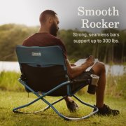 Person in smooth rocker chair that supports up to three hundred pounds image number 1