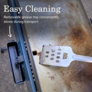 easy cleaning removable grease tray image number 4