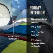 Skydome tent interior displaying gear loft image number 2