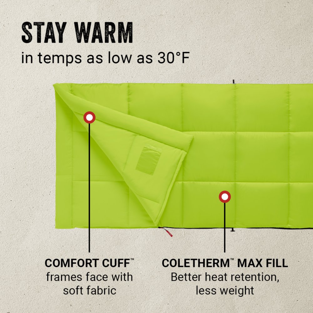 Kompact™ 30°F Rectangle Sleeping Bag | Coleman