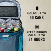 holds up to 30 cans keeps drinks cold up to 34 hours image number 2