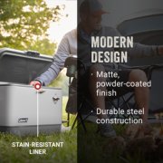 steel belted cooler has modern design and stain resistant liner image number 1