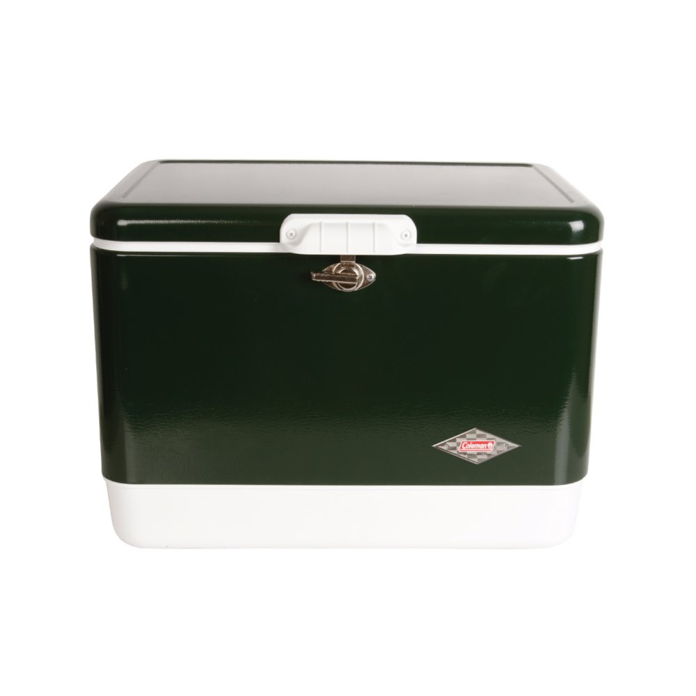 Vintage 54 Quart Steel Belted Cooler Coleman
