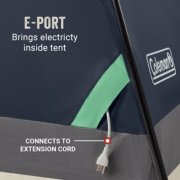 e port brings electricity inside tent connects to extension cord image number 6