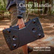 carry handle for easy transport on stove with heavy duty latch image number 1
