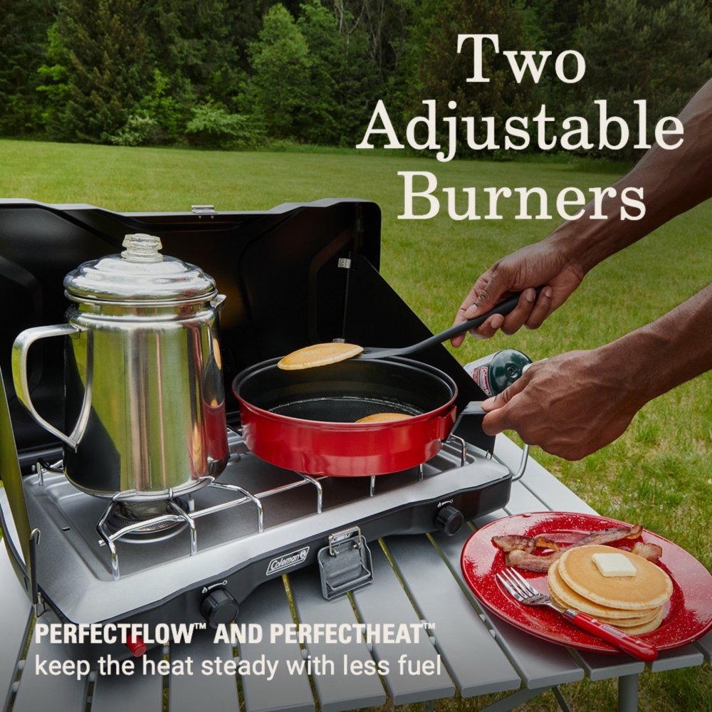 Triton™+ 2-Burner Propane Gas Camping Stove