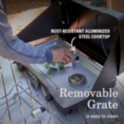 removable grate on stove is easy to clean image number 4