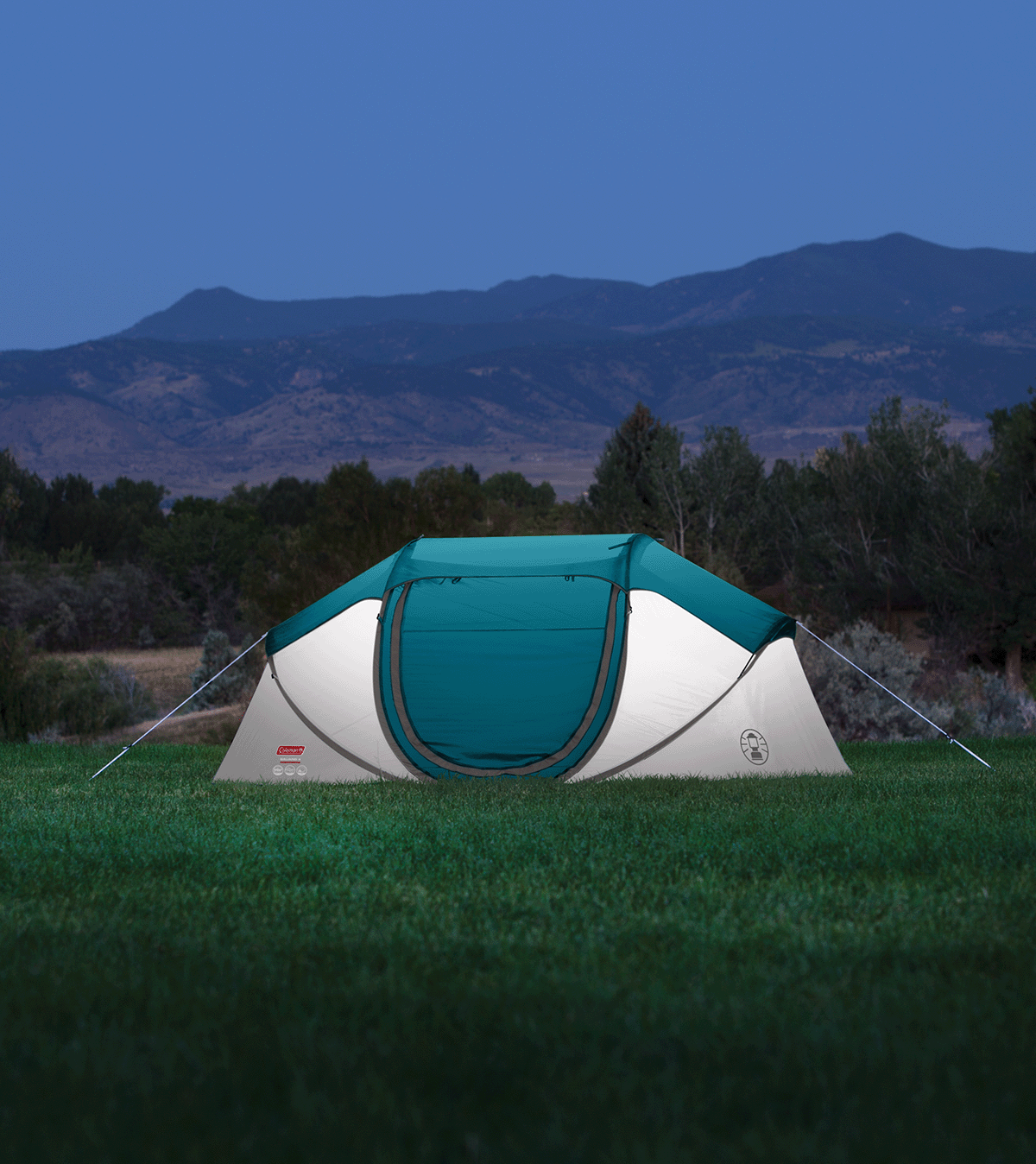 Coleman waterproof outlet tents