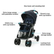 Graco Comfy Cruiser Travel System with SnugRide 30 Infant Car Seat, Infant  Car Seat 4-30 lbs 