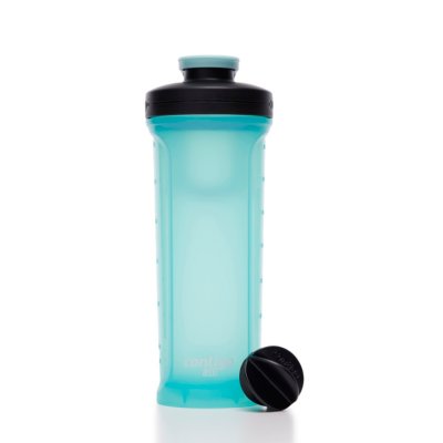 Contigo Fit Plastic Water Bottle with AUTOSPOUT Straw Lid, Black