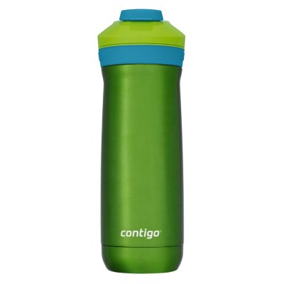 Contigo Kids' Casey Stainless Steel Water Bottle with Spill-Proof Leak-Proof  Lid, Blue, 13 oz. 