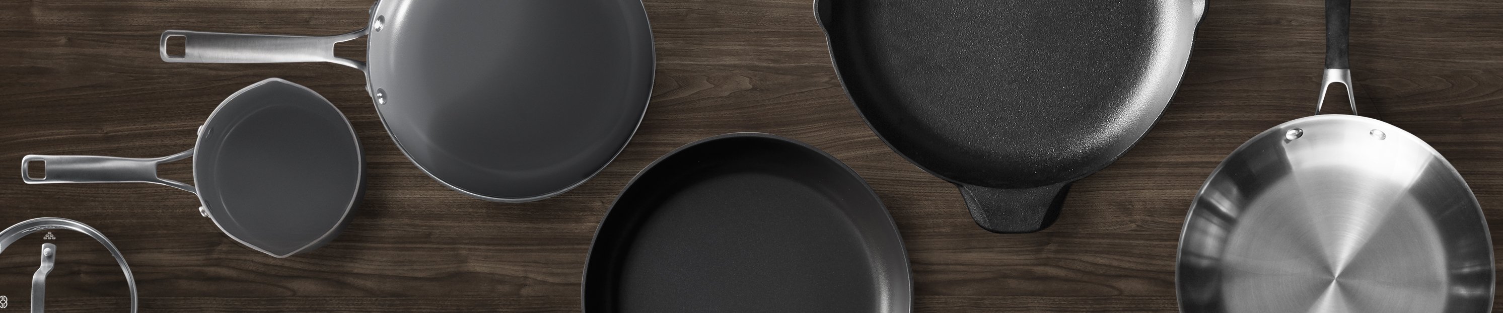 assorted pans