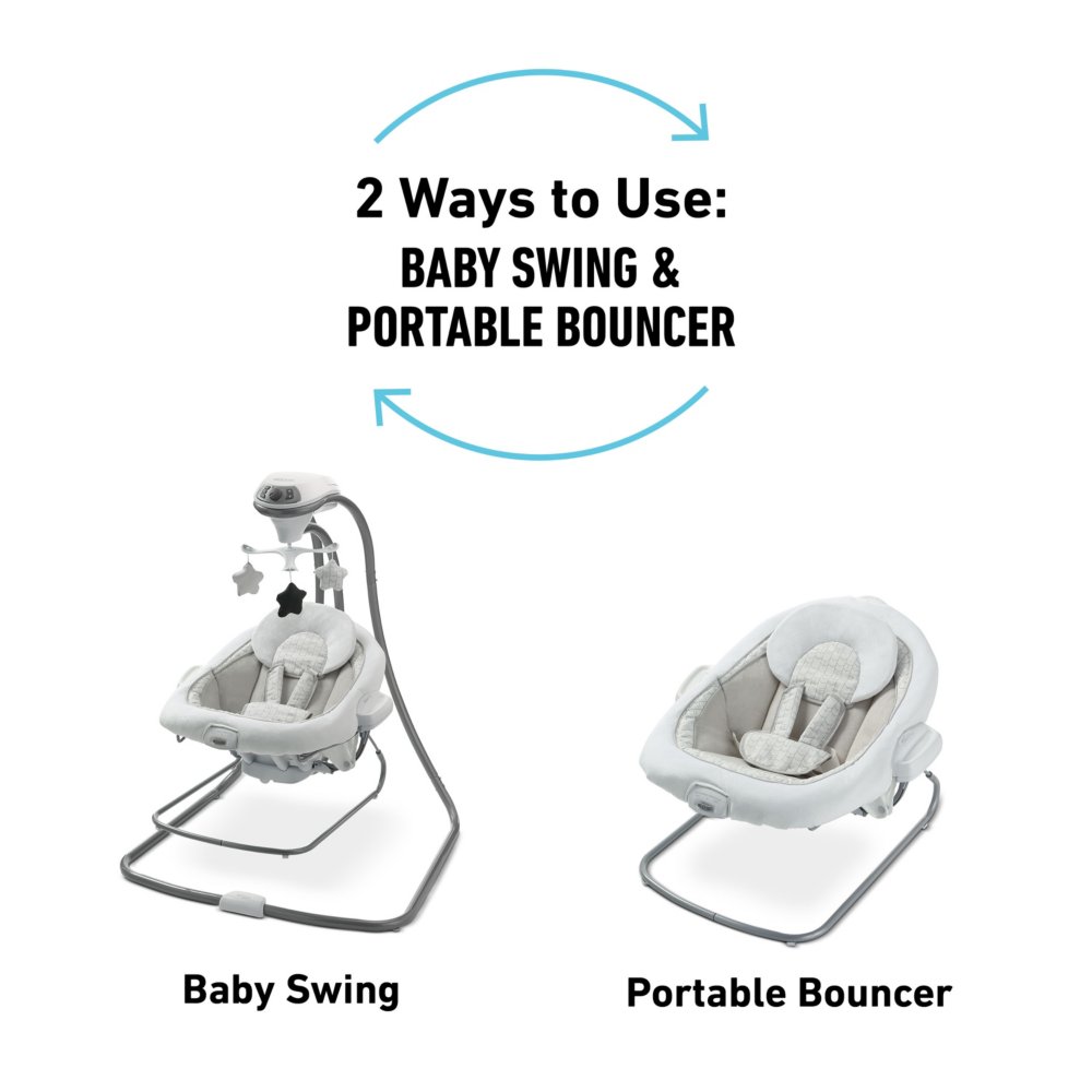 Graco duo store connect swing