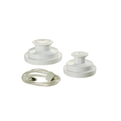 FoodSaver® Jar Sealing Kit with Wide-Mouth Jar Sealer, Regular Jar Sealer, and Accessory Hose, White