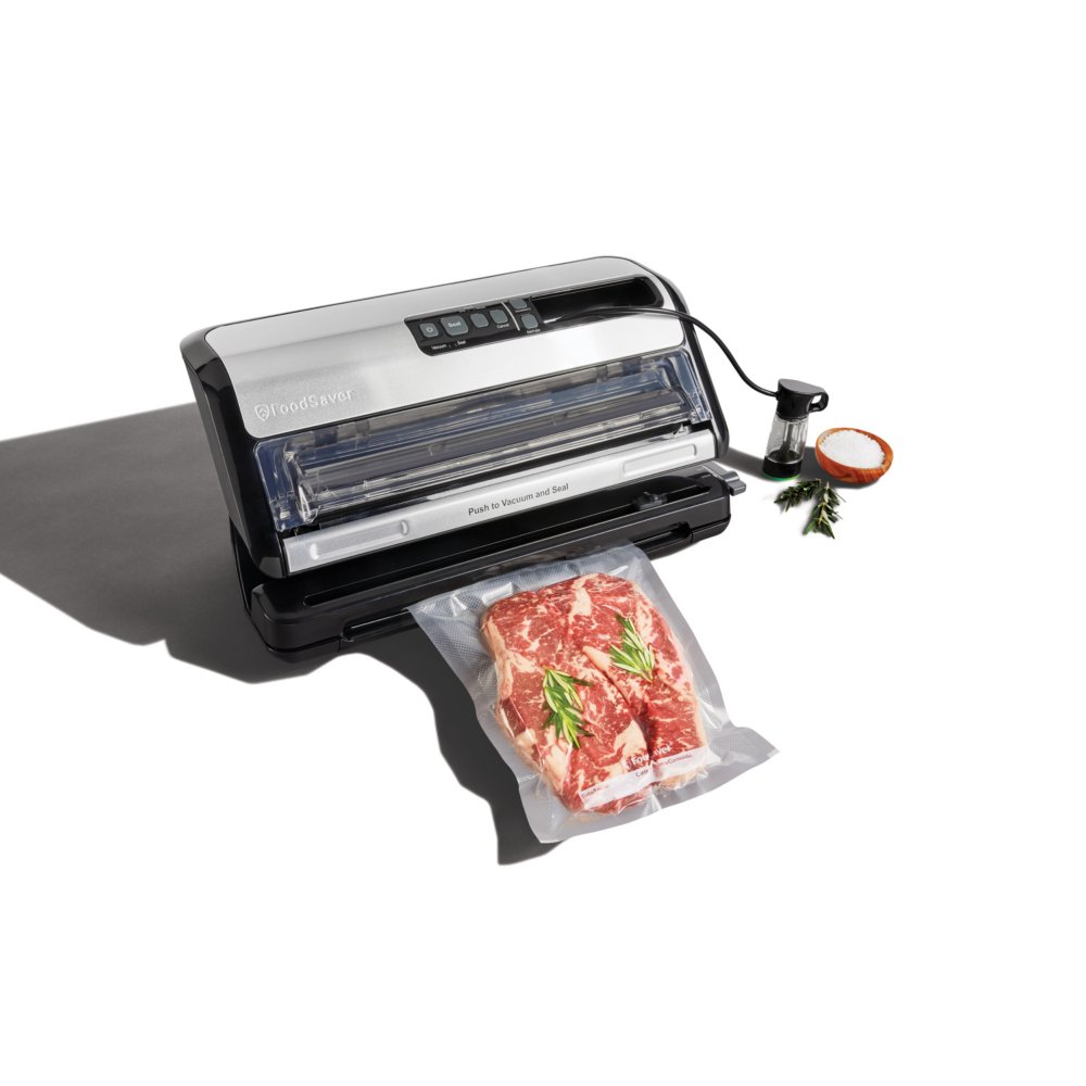 Food Vacuum Sealer Machine,Auto&Manual Food Sealer with 2 Rolls Food Vacuum  Sealer Bags for Food Preservation,Food Storage Saver Dry & Moist Food