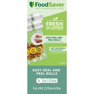 FoodSaver®  Easy Seal & Peel 11" x 14' Vacuum Seal Roll, 2 Pack
