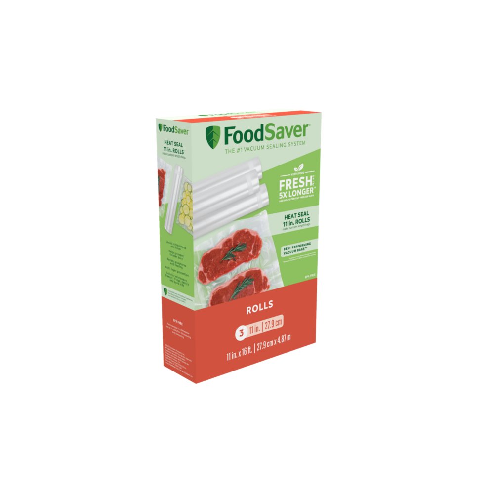 FoodSaver Rolls - 11 x 16' - 2/carton