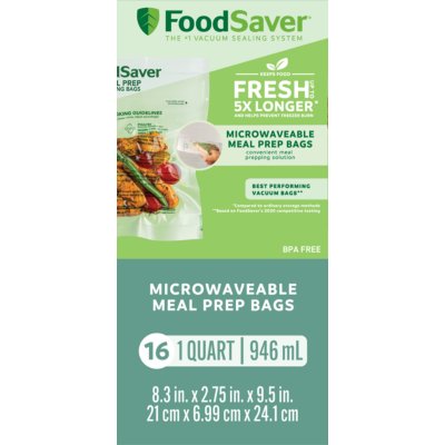 FoodSaver Reusable Gallon Vacuum Zipper Bags, for Use with FoodSaver  Handheld Vacuum Sealers, 8 Count