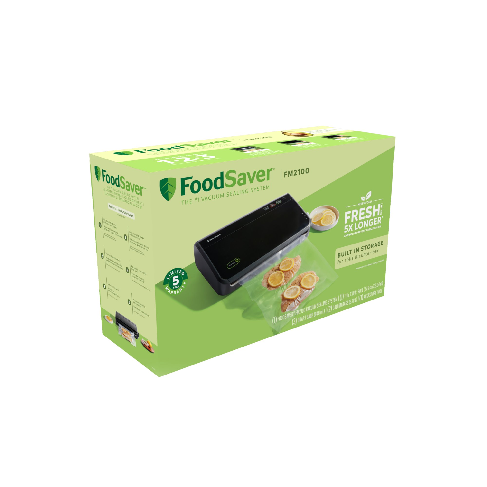 The FoodSaver® FM2100 Vacuum Sealing System | Foodsaver
