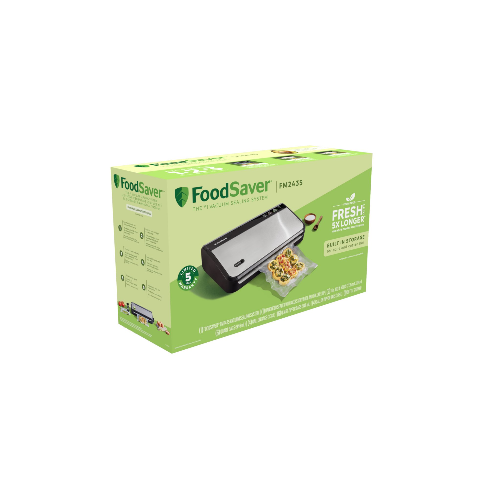 FoodSaver Vacuum Sealer System with Extra Bags and Accessories 