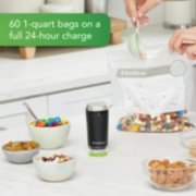 handheld vacuum sealer fills 60 quart bags on 24 hour charge image number 5