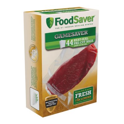 FoodSaver® GameSaver® Quart Vacuum-Seal Bags- 8"x 10", 44  Count