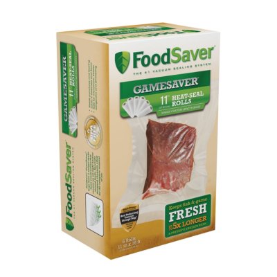 FoodSaver Vacuum Sealer Bags, Rolls for Custom Fit Airtight Food Storage and Sou