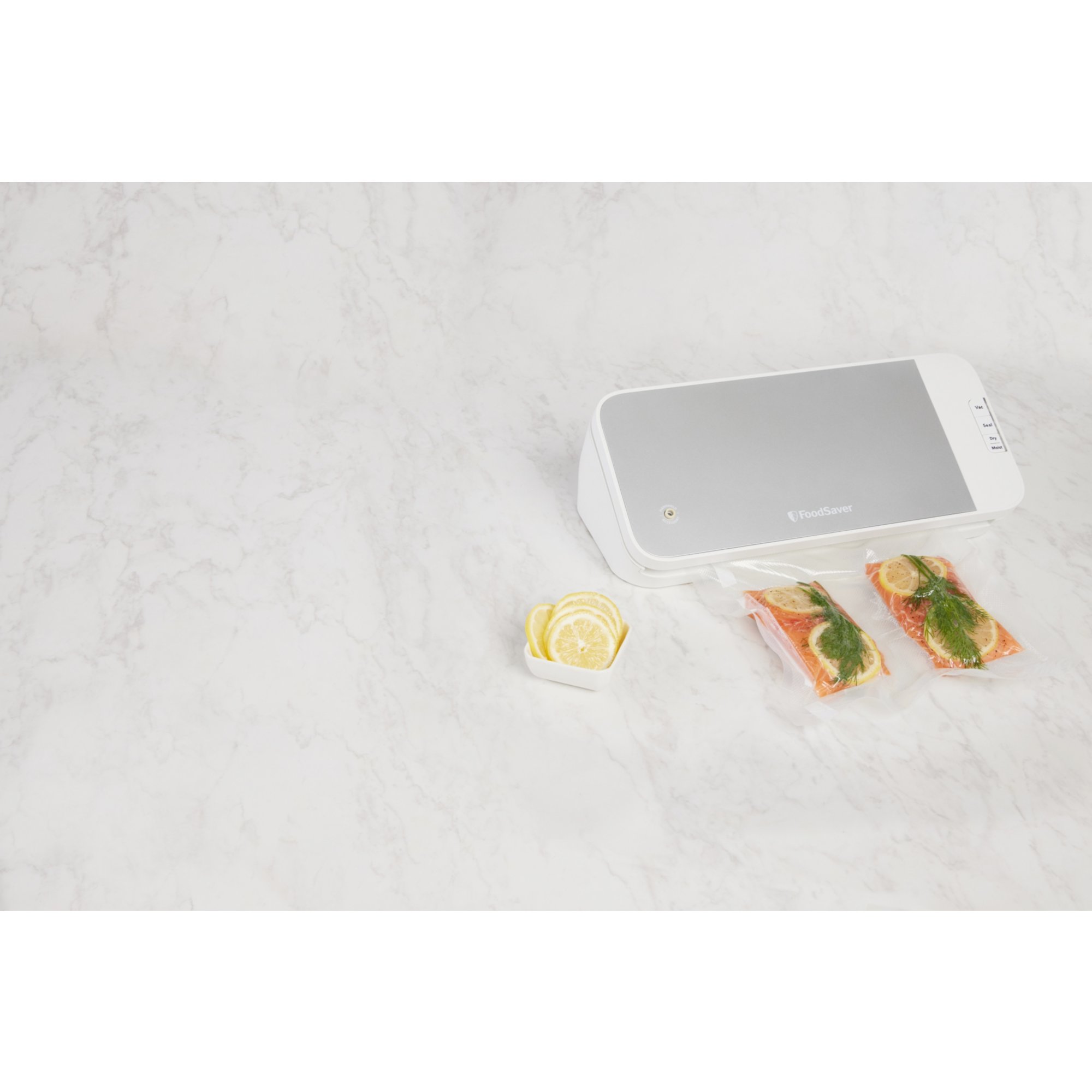 FoodSaver White Food Vacuum Sealer with Bonus Handheld Vacuum